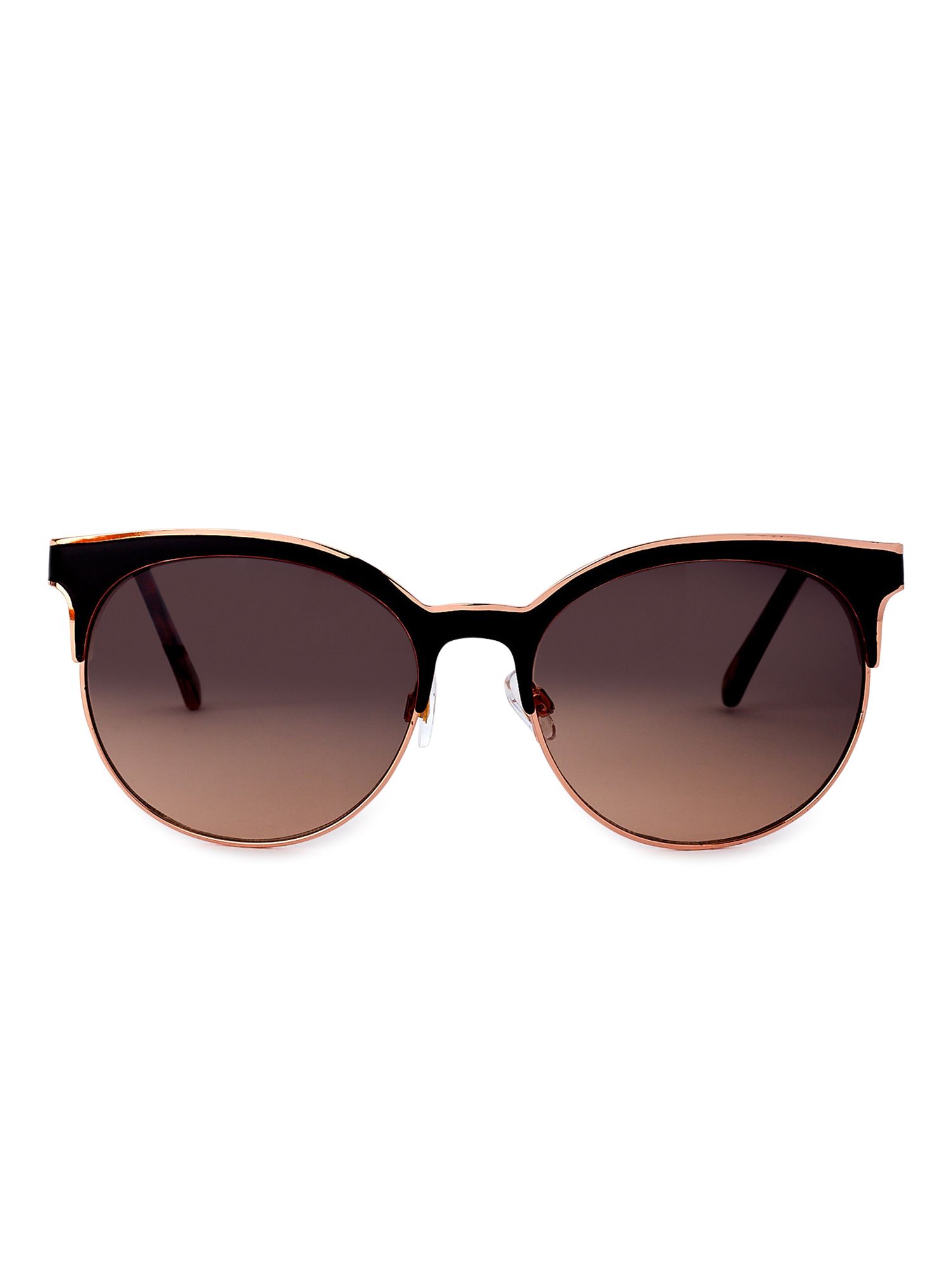 Scoop Women's Round Club Brown Sunglasses | Walmart (US)