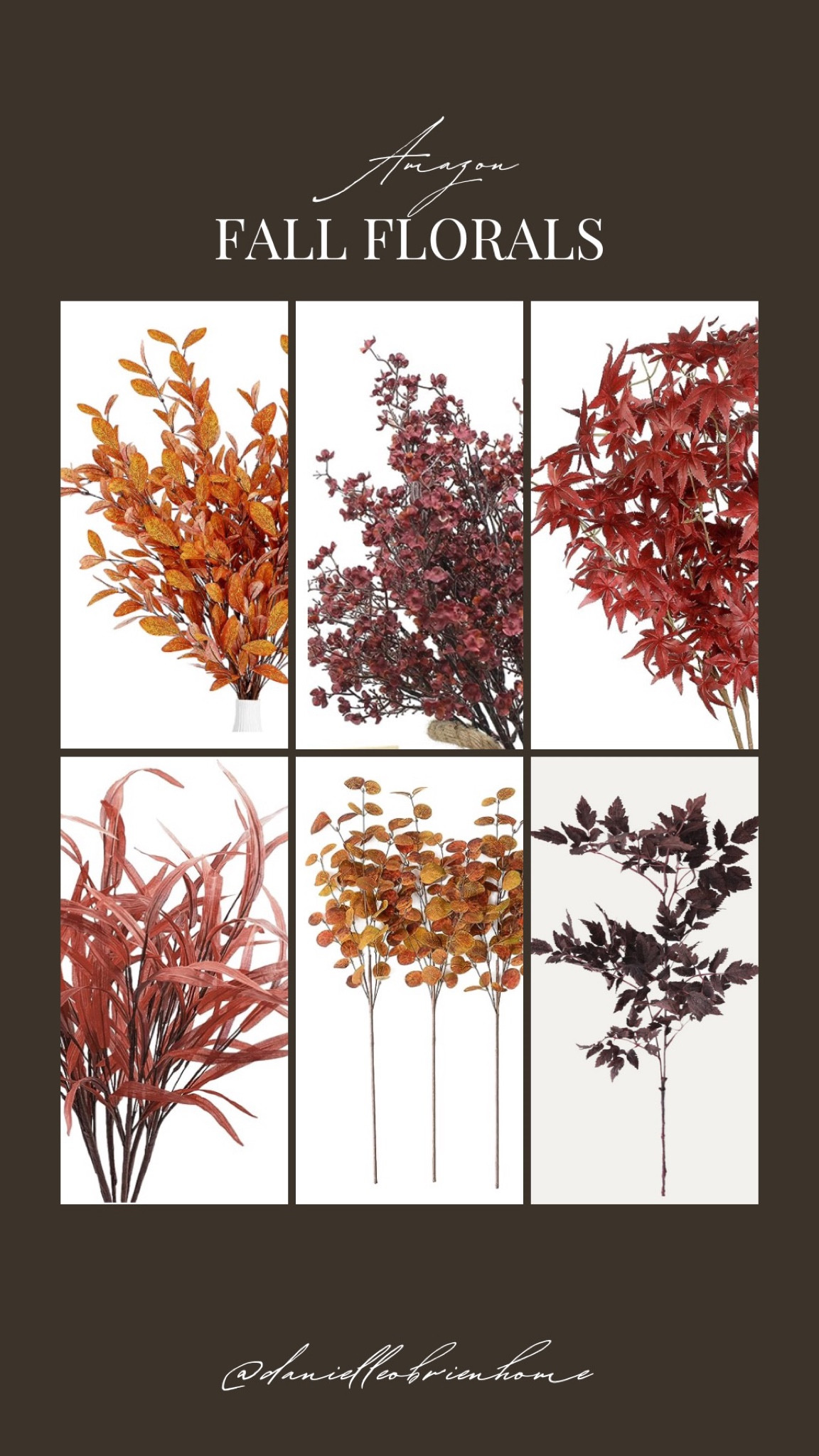 Amazon fall florals 

Fall decor, home styling, amazon home, living room, dining room, fall flowers, fall branches, home decor 

#LTKstyletip #LTKhome #LTKfindsunder50