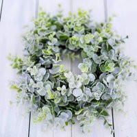 Mini Winter Wreath-Over Mirror Wreath-Christmas Wreath-Frosted Holiday Wreath For Candle-Welcome Wreath-Mini Eucalyptus Wreath-Window | Etsy (US)