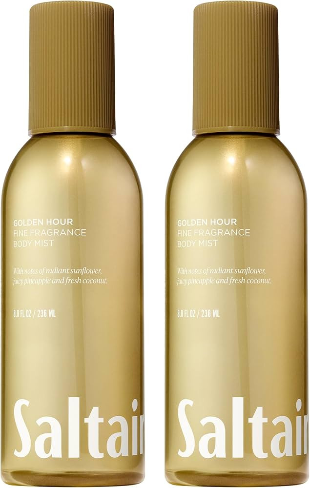 Saltair Body Mist 2 Pack - Fine Fragrance, Lightweight Body Spray Mist with Golden Hour Scent. Lo... | Amazon (US)
