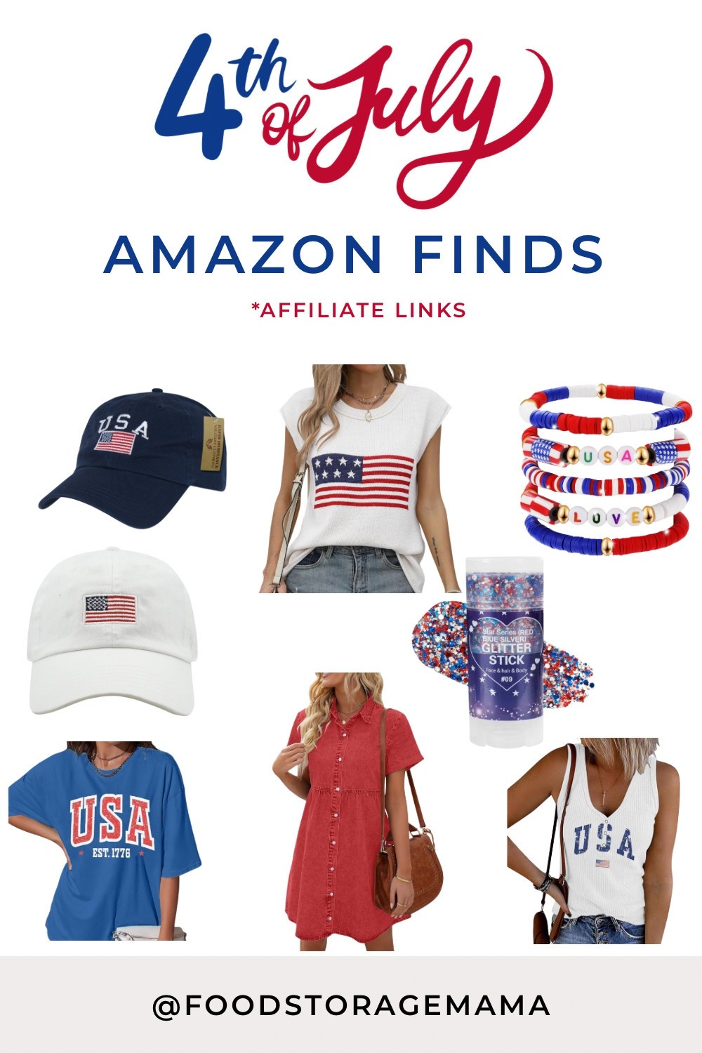 Can you believe it is almost the 4th of July? 

My family loves to get decked out in Red, White, and Blue! 

I searched Amazon for some fun and affordable Womens clothing items for the 4th.  

#LTKSeasonal #LTKSummerEdit #LTKOver40