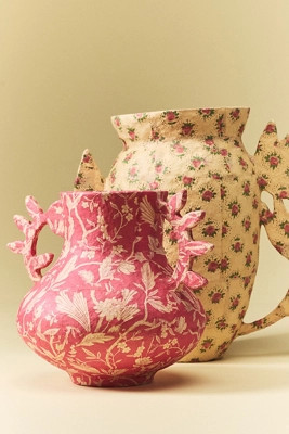 Blossom Mâché Vase | Anthropologie (US)