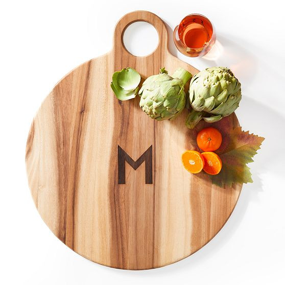 Acacia Wood Round Cheese Board | Mark and Graham