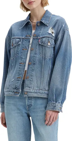 '90s Cotton Denim Trucker Jacket | Nordstrom Rack