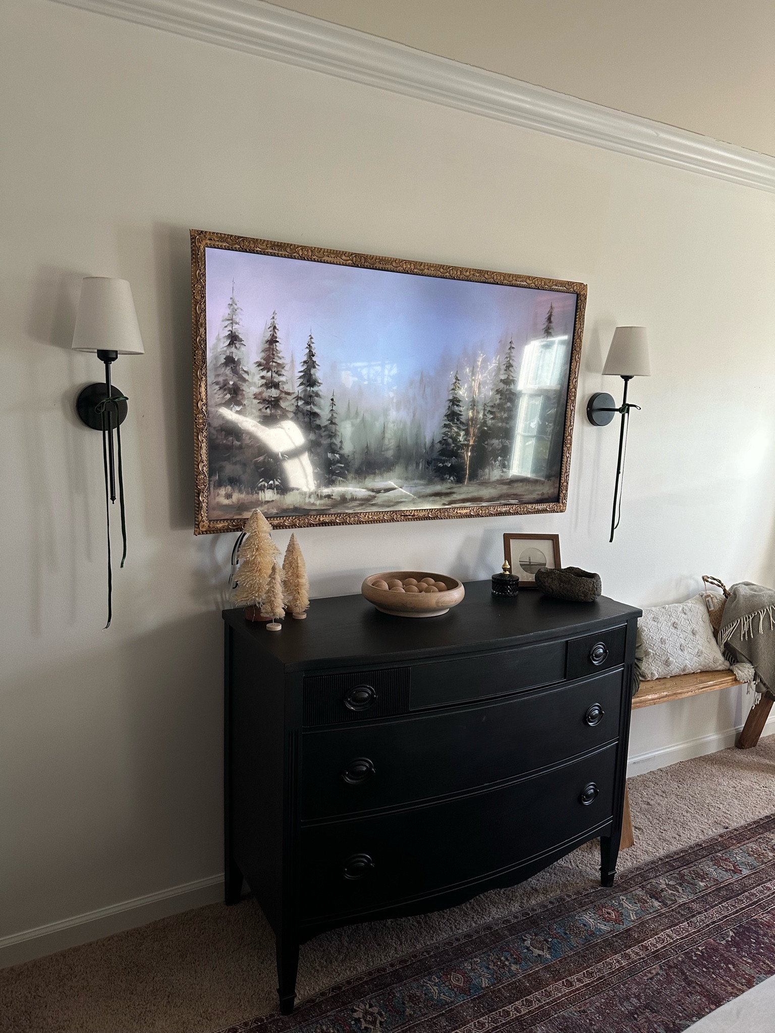 DIY FRAMED TV || what's in this space 

#LTKhome