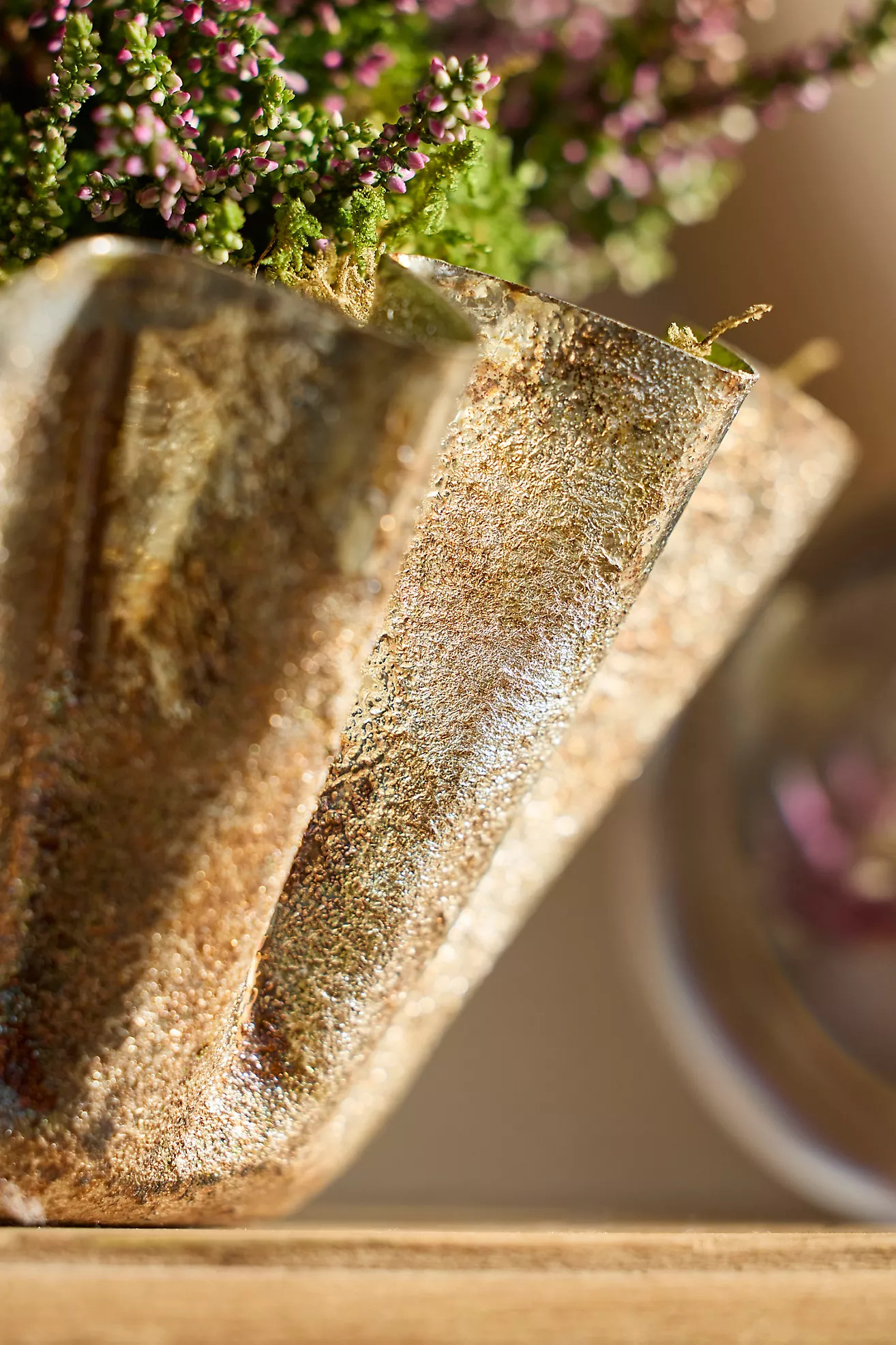 Golden Handkerchief Planter, Large | Anthropologie (US)