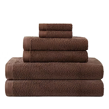 Home Expressions Solid & Stripe Bath Towel | JCPenney