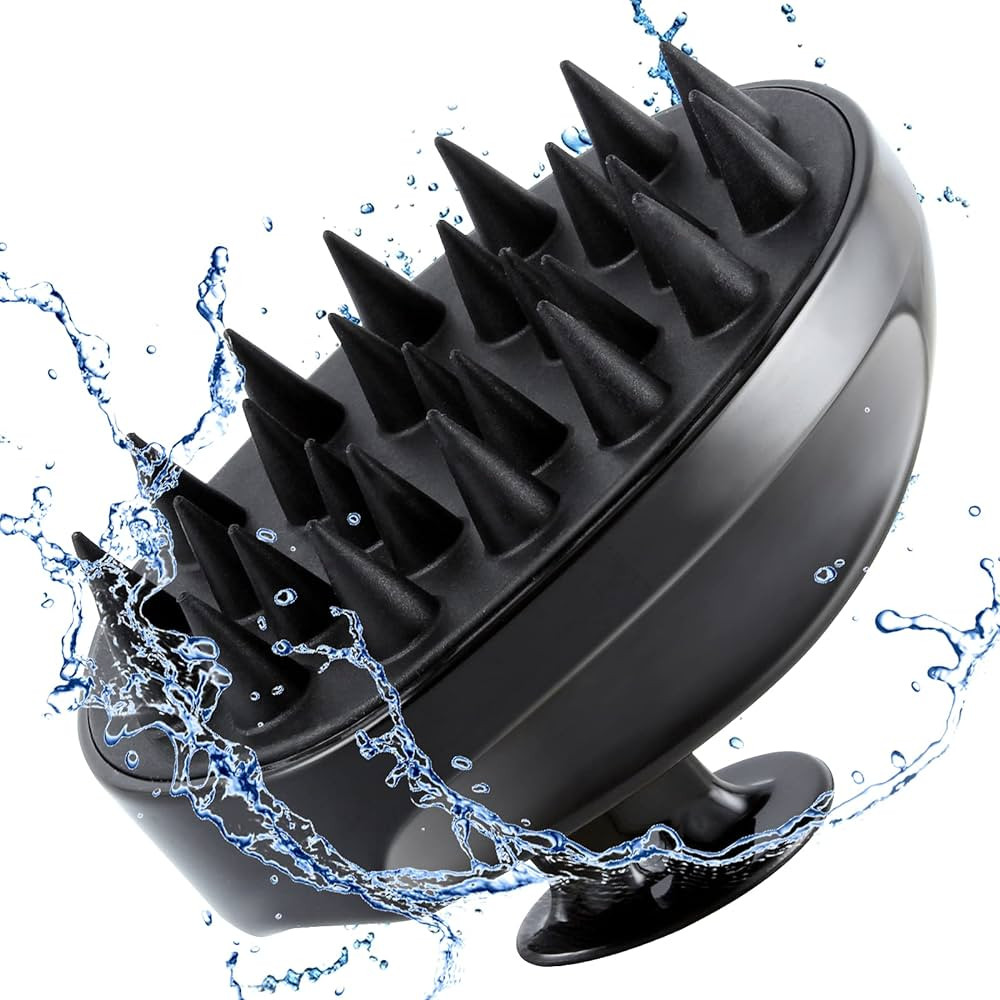 Scalp Massager Shampoo Brush, Hair Scalp Scrubber Shower Hair Brush Head Massager for Stress Rela... | Amazon (US)