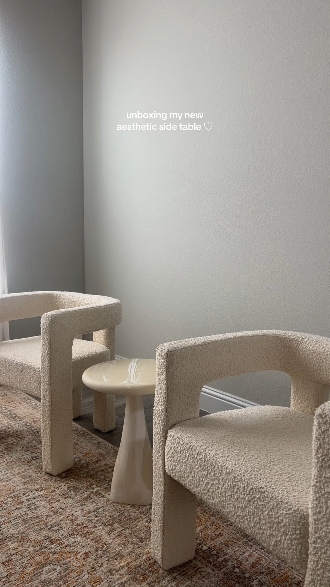 unbox my new aesthetic side table with me ♡ I’ve placed it in my office for now, but I can see this being used in the living room, study or even bedroom. 

#LTKhome #LTKVideo #LTKSeasonal