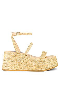 Steve Madden Abundant Platform in Natural Raffia from Revolve.com | Revolve Clothing (Global)