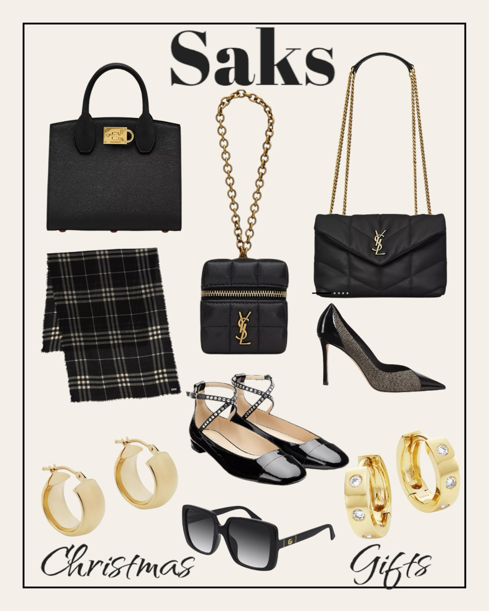 YSL handbags and gifts for her. 
#giftsforher
#saks
#ysl

#LTKitbag #LTKSeasonal