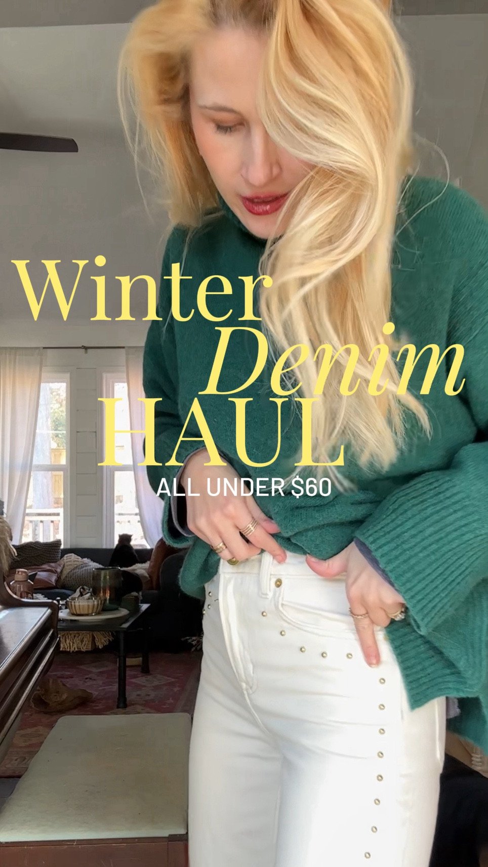 Winter denim haul

All under $60 (most under $50) 

Jeans | winter denim | winter outfit | wide leg jeans | white jeans | studded jeans 

#LTKPetite #LTKFindsUnder50 #LTKWatchNow