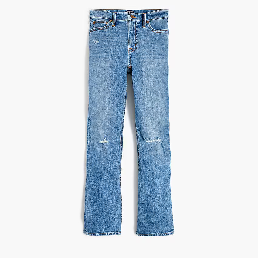 Flare crop jean in all-day stretch | J.Crew Factory