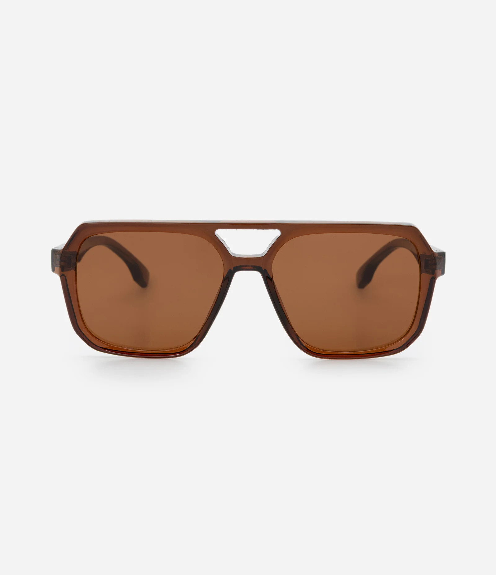 Óculos de Sol Aviador com Ponte Vazada Marrom - Lojas Renner | Renner (BR)