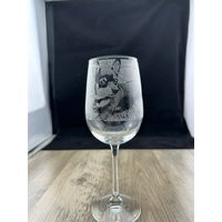 Personalized Photo Engraved Etched Wine Glass With Optional Text | Etsy (US)