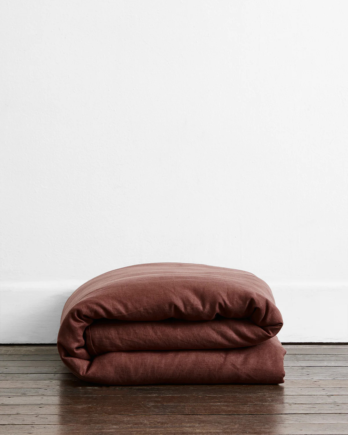 Cacao 100% French Flax Linen Duvet Cover | Bedthreads US