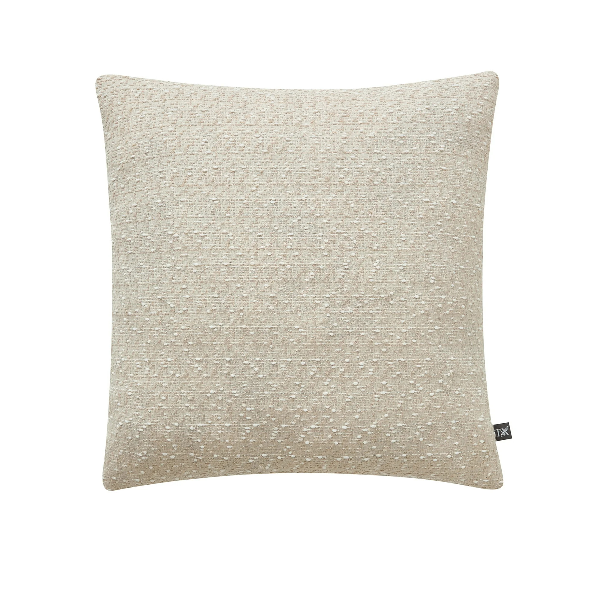 My Texas House 20" x 20" Woven Boucle Ivory Decorative Pillow | Walmart (US)