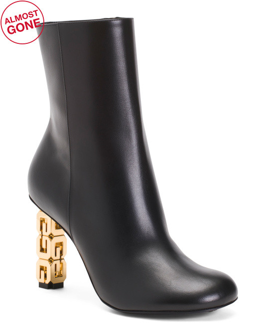 Made In Italy Leather Booties | TJ Maxx