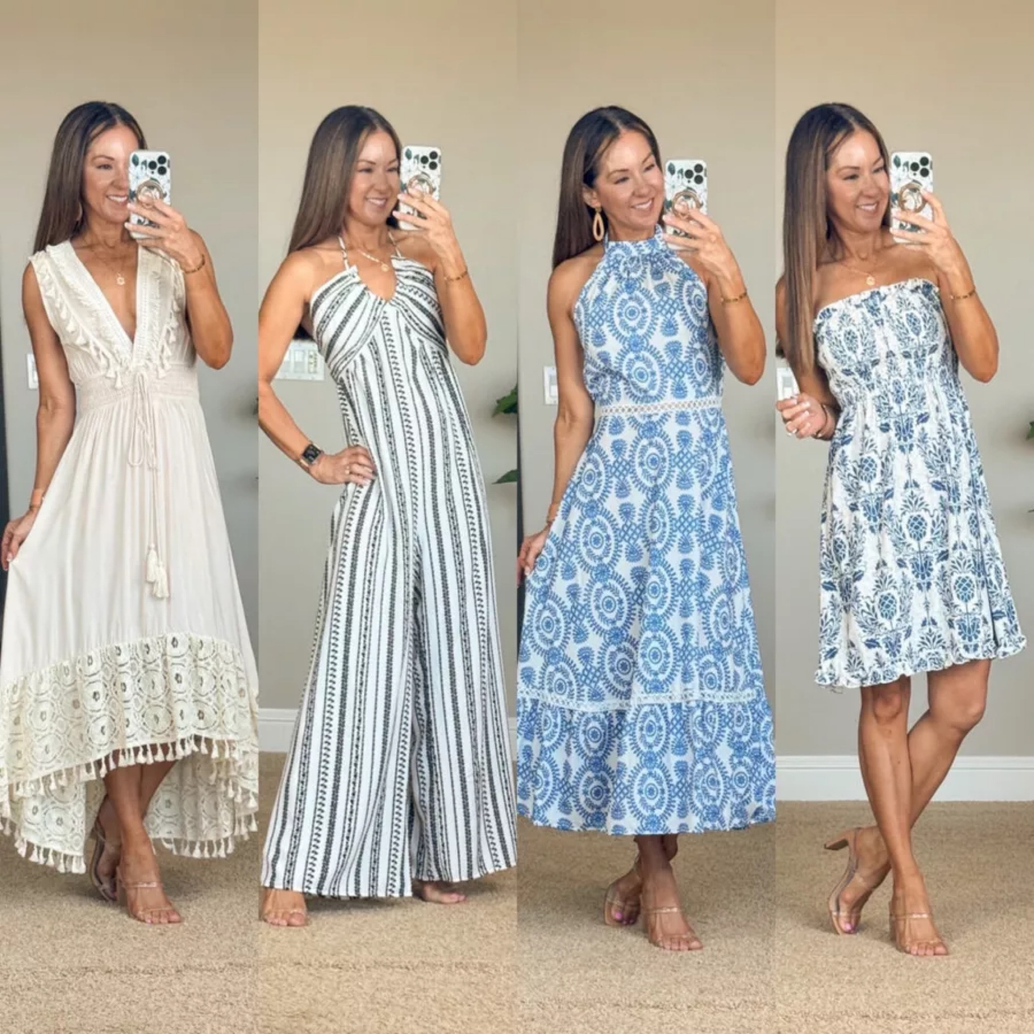 resort wear dresses

Summer Resort Wear Styles Use code HOLLYS15 for 15% off orders $65+ or HOLLYS20 for 20% off orders $109+ I am wearing size small in all styles - TTS! Resort wear Resort styles Vacation outfit inspo Vacation dress Summer vacation party blue white boho Floral dress Maxi dress Mini dress jumpsuit EverydayHolly 


#LTKSummerSales #LTKStyleTip #LTKFindsUnder50