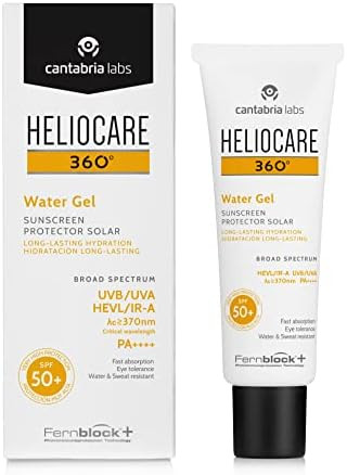 Heliocare 360° Water Gel SPF50+ 50ml / Sun Cream For Face | Amazon (US)