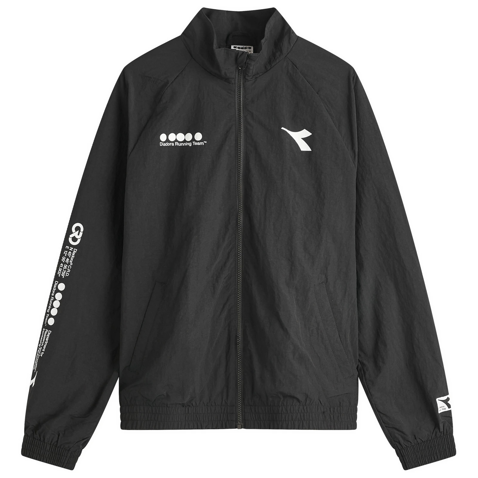 Diadora Track Jacket in Black, Size Medium | END. Clothing