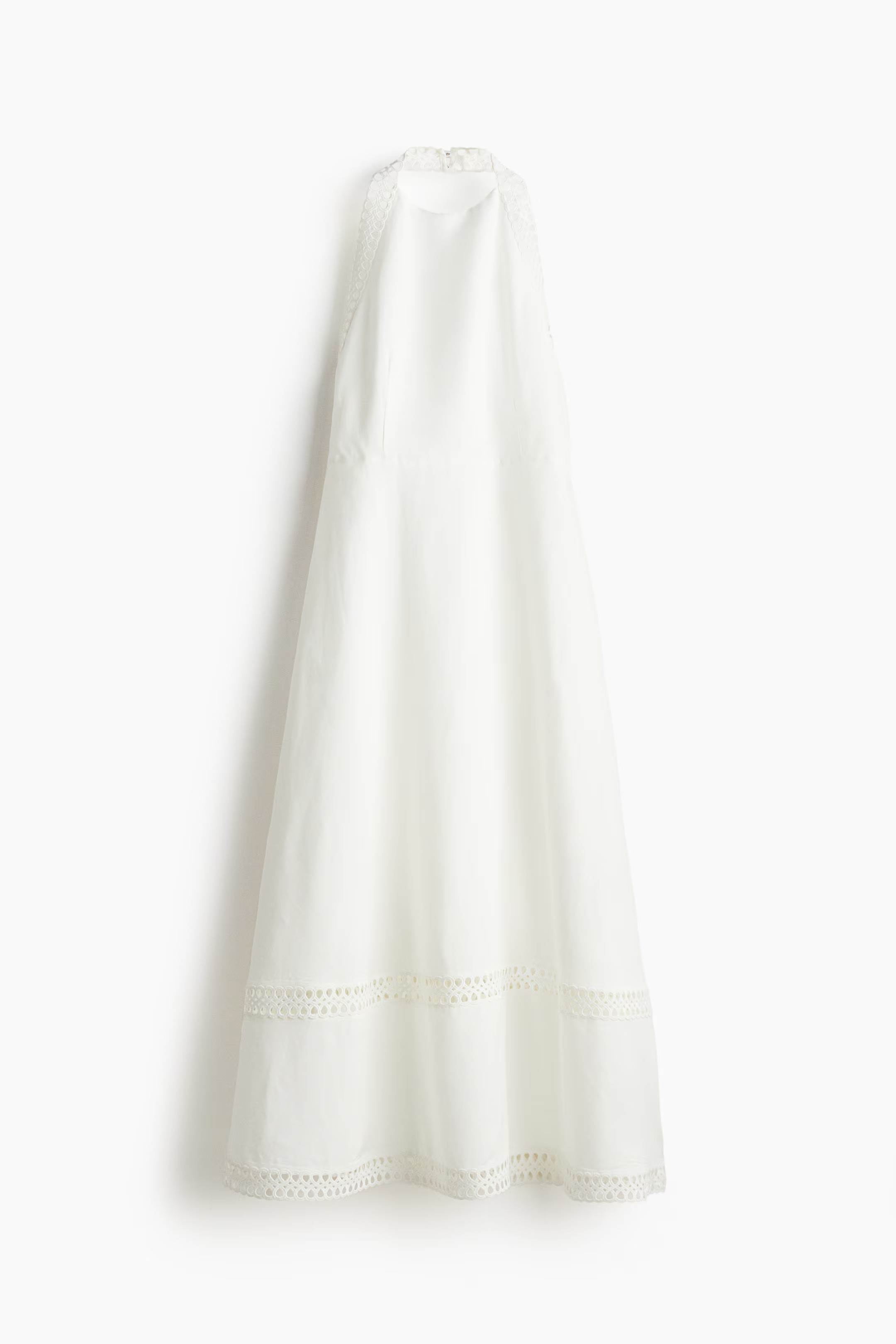 Neckholder-Kleid aus einer Leinenmischung | H&M (DE, AT, CH, NL, FI)