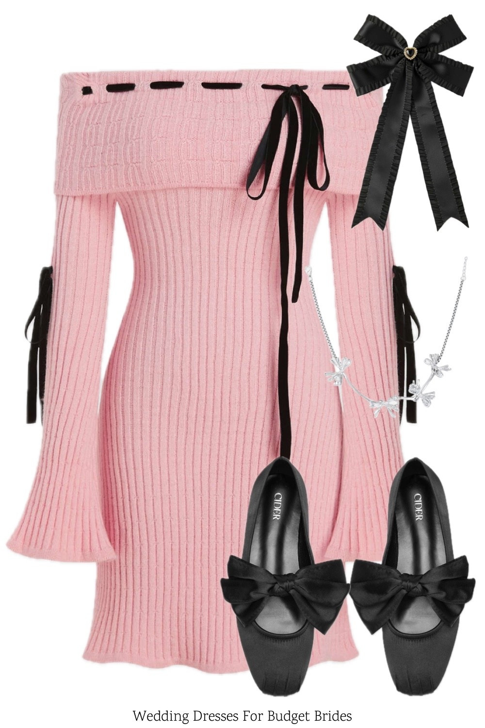 Fun winter bridal shower outfit idea for the bride to be. 

Also a cute look for engagement party, engagement photos, or bachelorette party, bridal shower.

At Cider and all under $30 each. 

#LTKSeasonal #LTKFindsUnder50 #LTKWedding