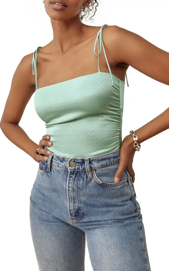 Reformation Lucrezia Ruched Silk Camisole | Nordstrom | Nordstrom