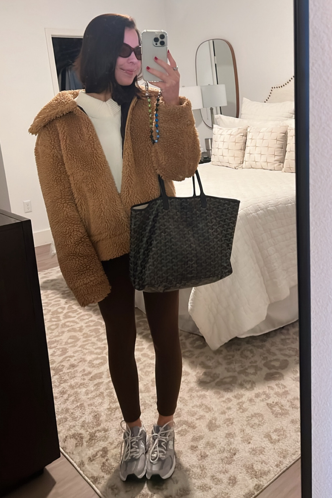 Cozy WFH look 🧸🤎 love these chocolate brown leggings and new Gap sweater. 

#LTKActive #LTKCyberWeek #LTKSaleAlert