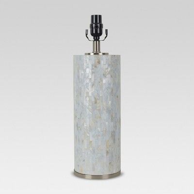 Capiz Subway Tile Large Lamp Base Shell - Threshold™ | Target