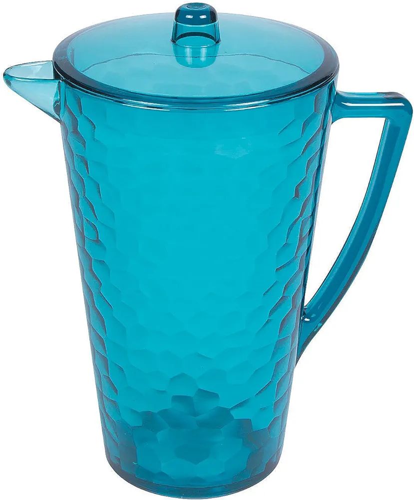 Coastal Blue Seaside Pitcher, Acrylic - Holds 50 oz - Drink and Party Supplies | Amazon (US)