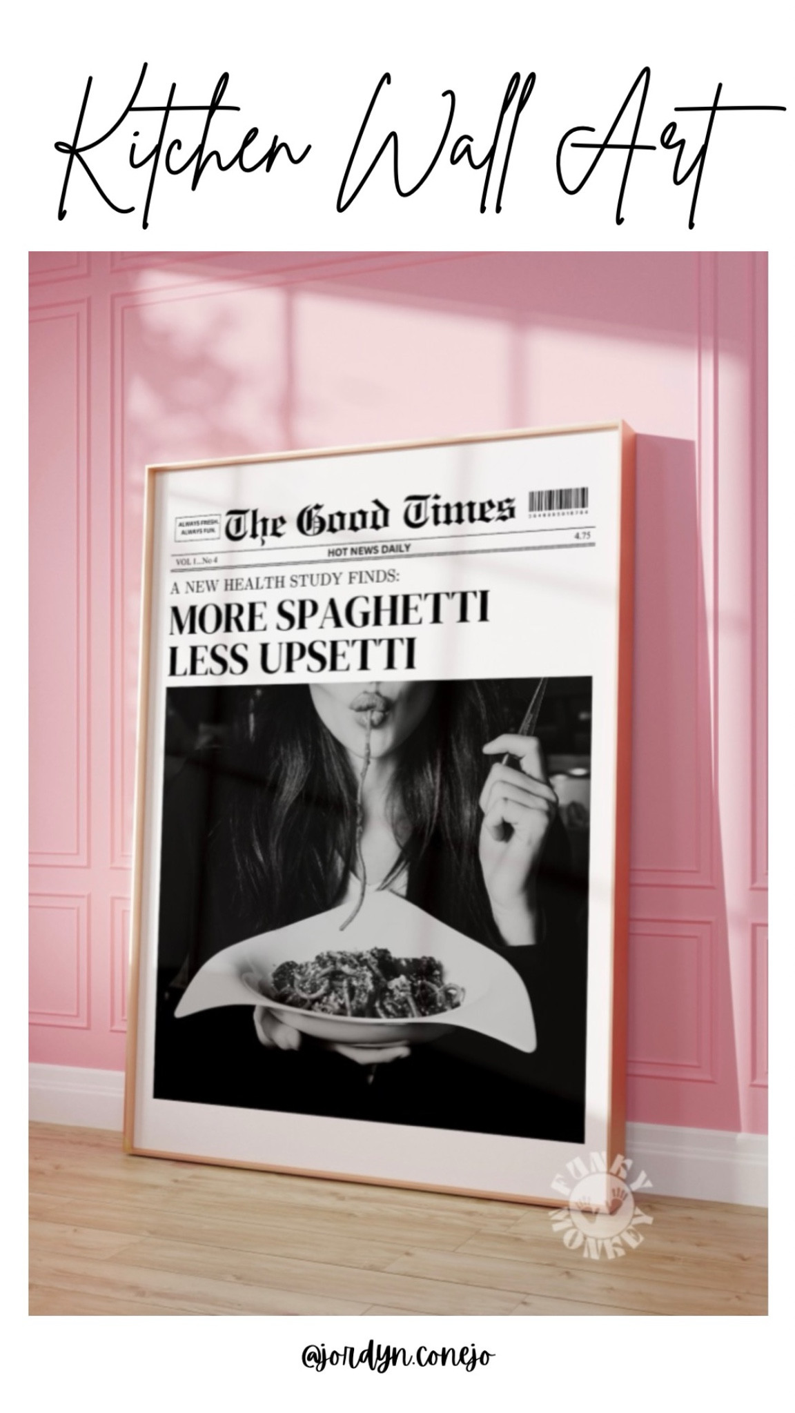 Kitchen Wall Art— More Spaghetti Less Upsetti— (digital print out in various sizes by Etsy seller) I linked framing options as well! 

Kitchen decor- Italian kitchen- home decor- wall decor- black and white photography- modern kitchen- kitchen art- wall art- 

#LTKstyletip #LTKfindsunder50 #LTKhome