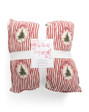 20x20 2pk Rib Printed Holiday Pillows | Throw Pillows | Marshalls | Marshalls