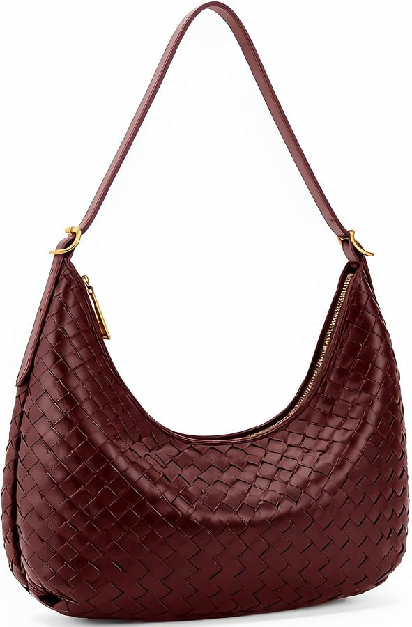 Shoulder Bag Handbag for Women Crossbody Tote Bags Woven Purse Clutch Women's Medium Underarm Hob... | Amazon (US)