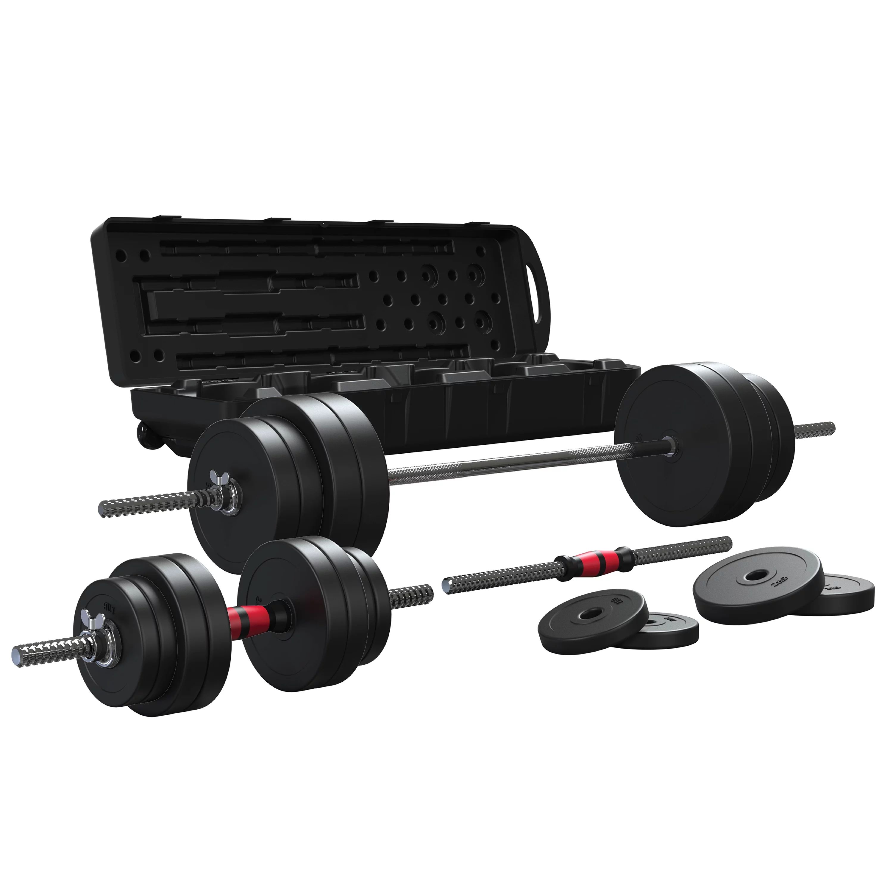 FitRx 2-in-1 SmartBell Gym, Interchangeable Adjustable Dumbbells and Barbell Weight Set, 100lbs. ... | Walmart (US)
