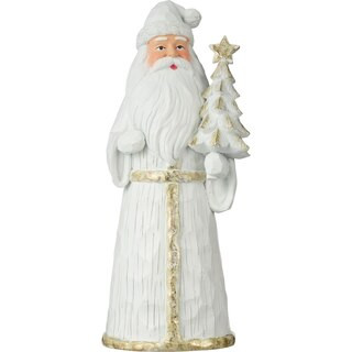 Merry Brite White Santa Decor, 10.2 in | CVS