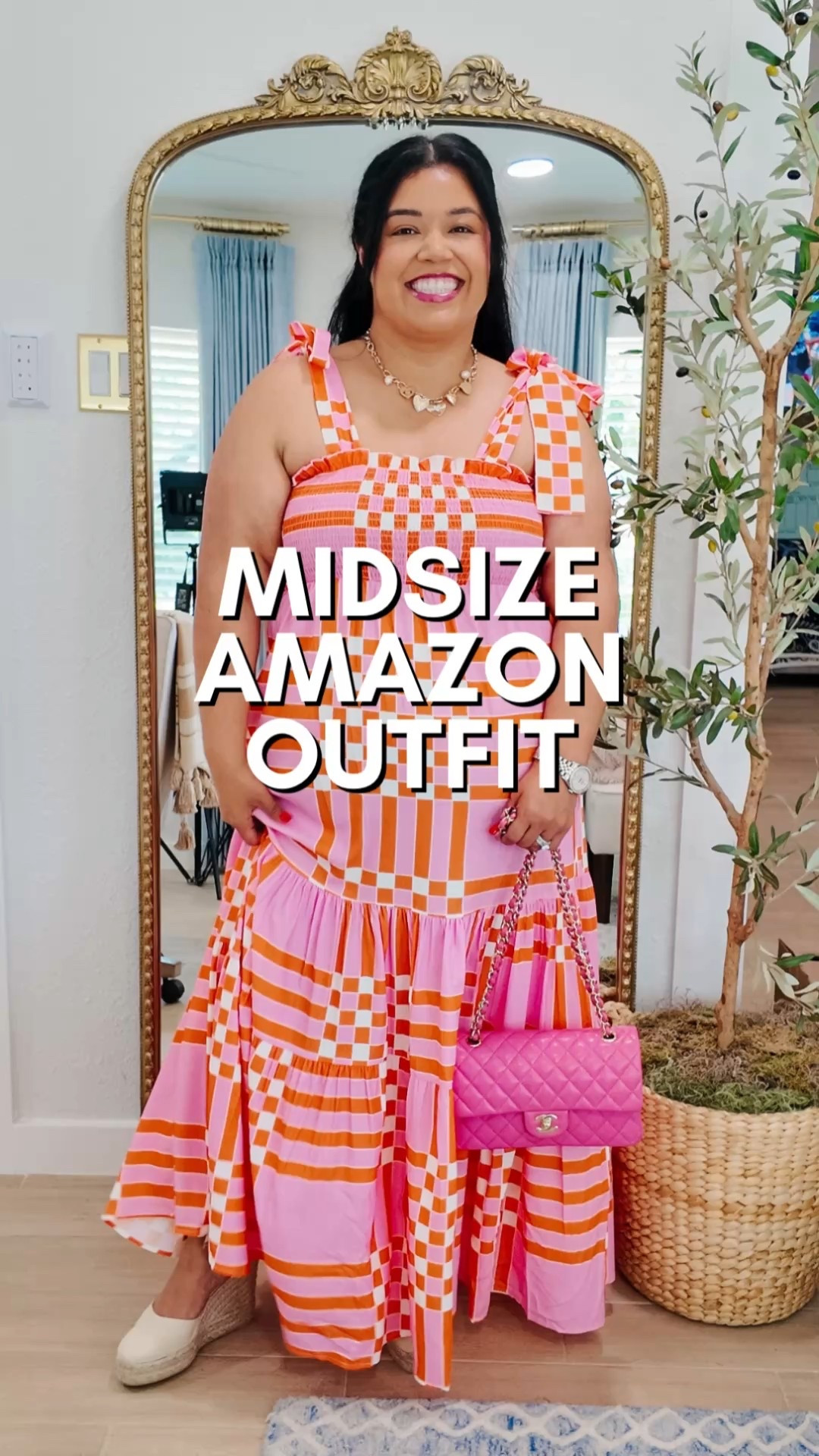 This Amazon outfit is the perfect dopamine rush! It makes me so happy and would be perfect for any occasion! The straps tie in a bow at the shoulder. I’m wearing a Large. 

Spring dress, summer dress, petite dress, espadrilles, smiles and pearls, wedding guest dress, smiles and pearls

#LTKPlusSize #LTKPetite #LTKMidsize