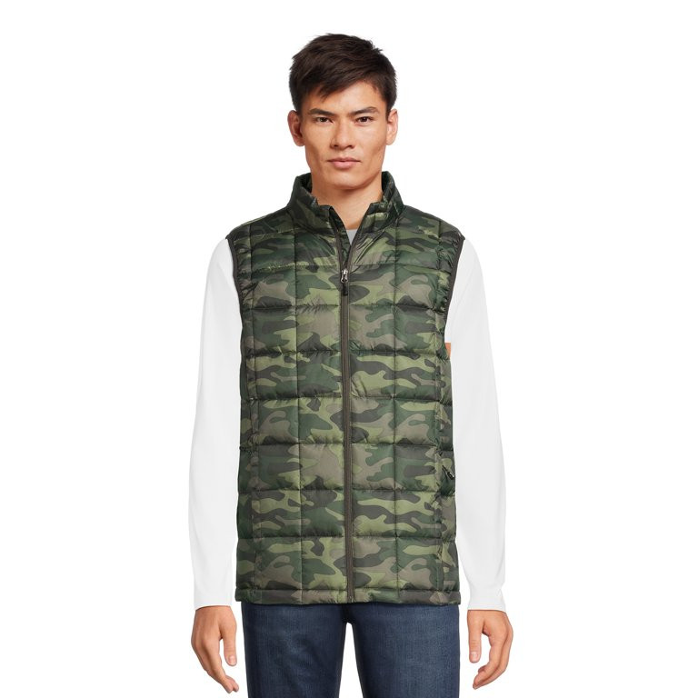 Swiss Tech Men's and Big Men's Puffer Vest, Sizes S-3XL | Walmart (US)