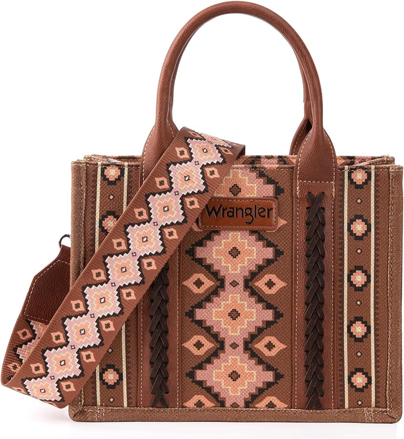 Wrangler Tote Bag for Women Western Purse and Aztec Satchel Handbag | Amazon (US)