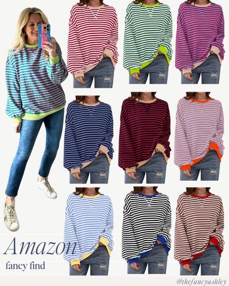 Obsessed with this free people look alike Amazon sweater. I have in a few different colors and LOVE. wearing size small! 

#LTKfindsunder100 #LTKstyletip #LTKfindsunder50