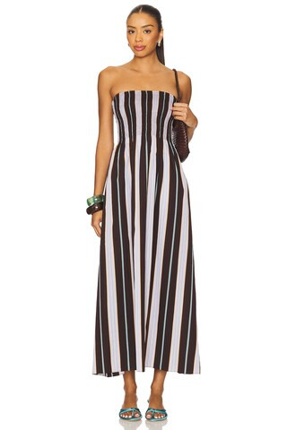 Sanya Maxi Dress in Athens Stripe | Revolve Clothing (Global)
