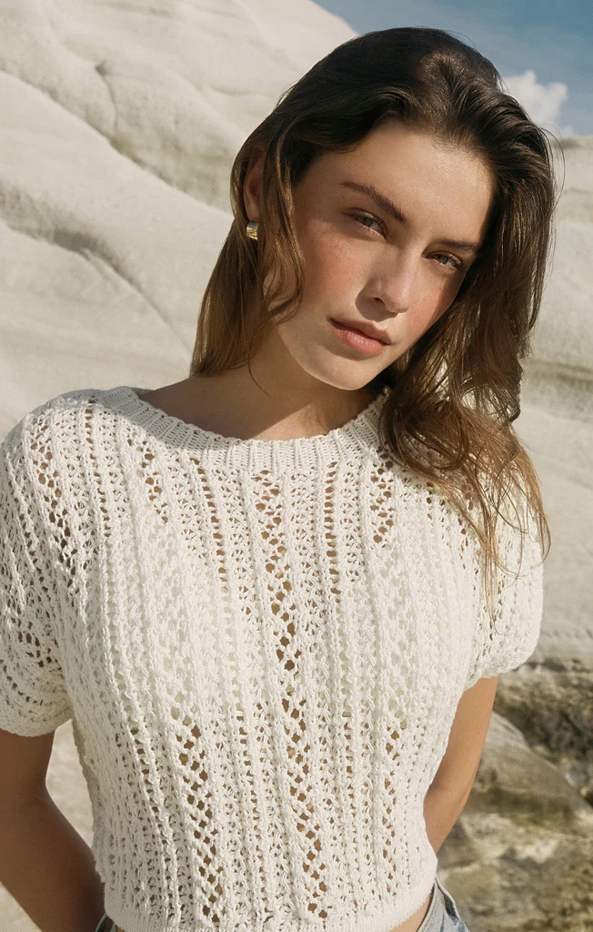Ballast Crochet Sweater Top | Z Supply