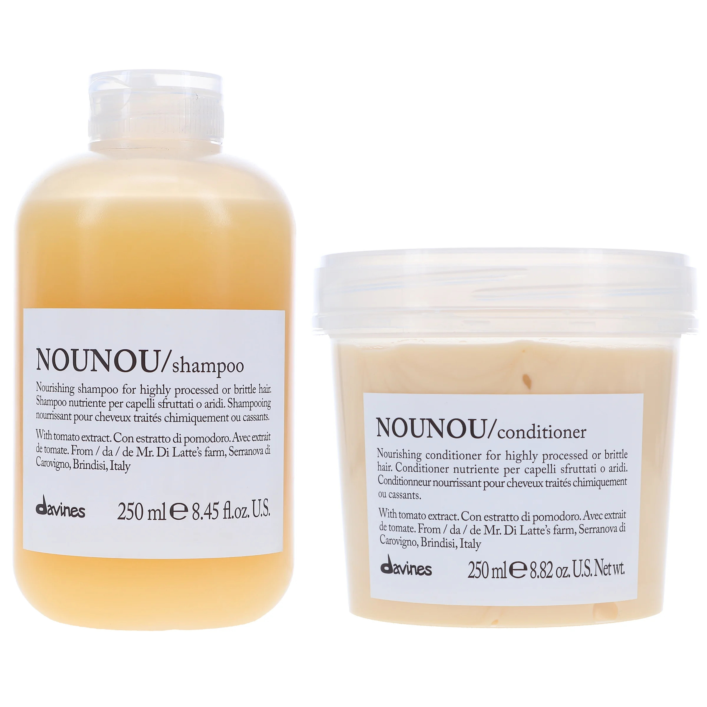 Davines NOUNOU Nourishing Shampoo 8.45 oz & Conditioner 8.82 oz Combo Pack | Walmart (US)