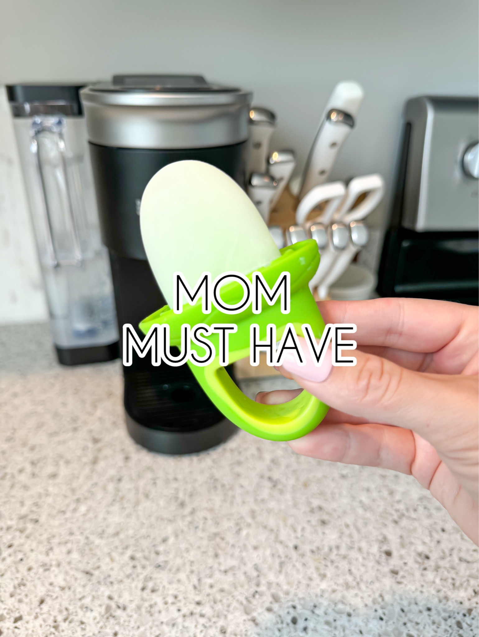 These are the best popsicle molds by far. They have an easy handle for baby and toddlers to hold, you can put a tether string through the handle, and there is also a ring around the popsicle to prevent drips and spills! We have used them for breastmilk, fruit, pouches, veggies, and so much more!! 

#LTKFamily #LTKBaby #LTKKids