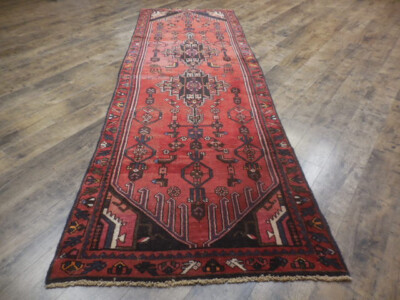 Vintage Turkish Anatolian Rug Hand Made Geometric Village Made Rug 3.2x9.4 | eBay US