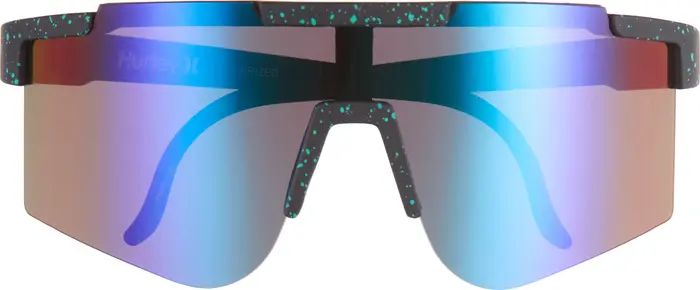 Semi-Rim Shield 137mm Polarized Sunglasses | Nordstrom Rack