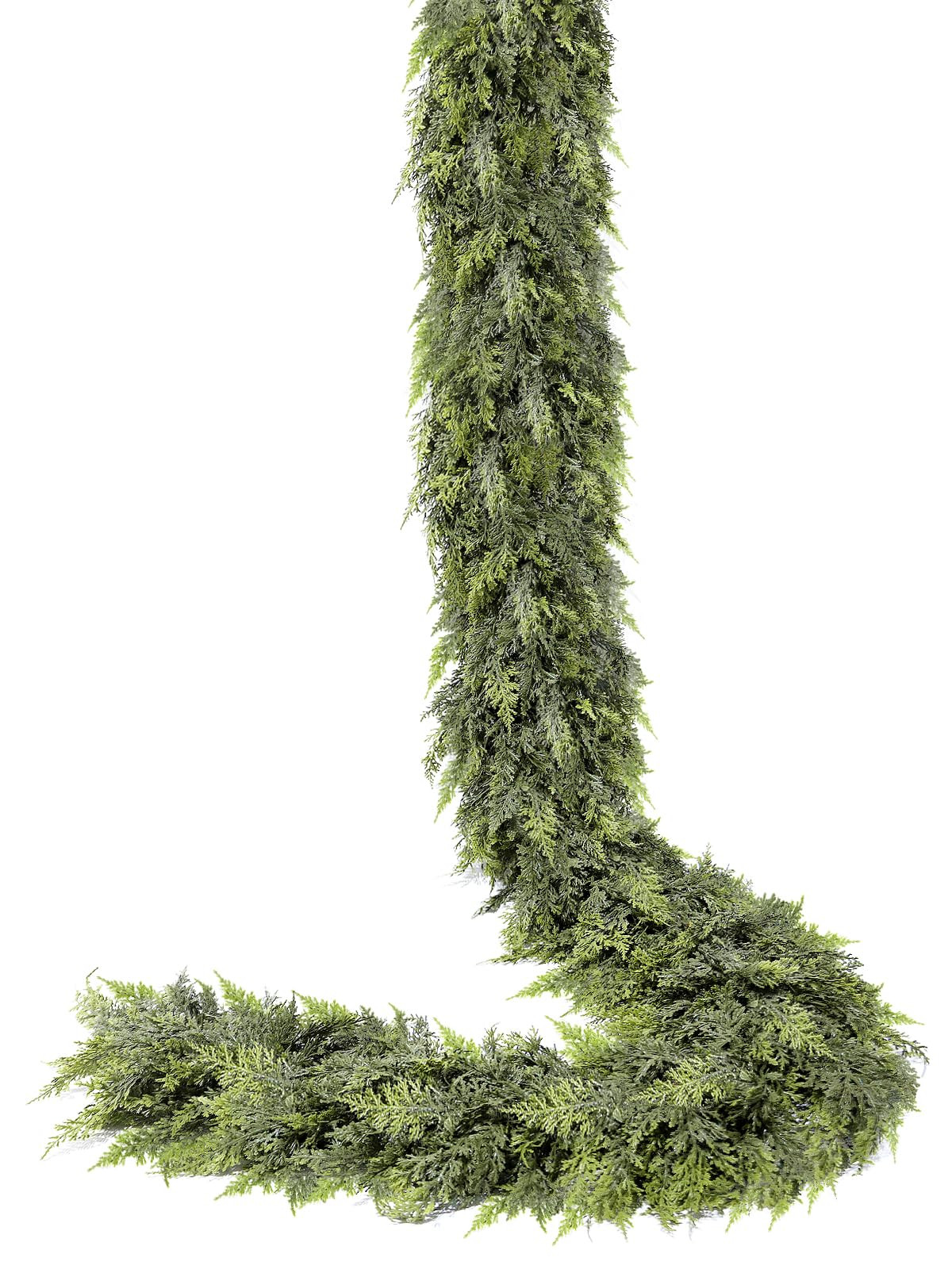 Extra Thick & Lush - 9 Ft by 10 Inch Real Touch Christmas Cedar Garland Artificial Realistic Soft... | Amazon (US)