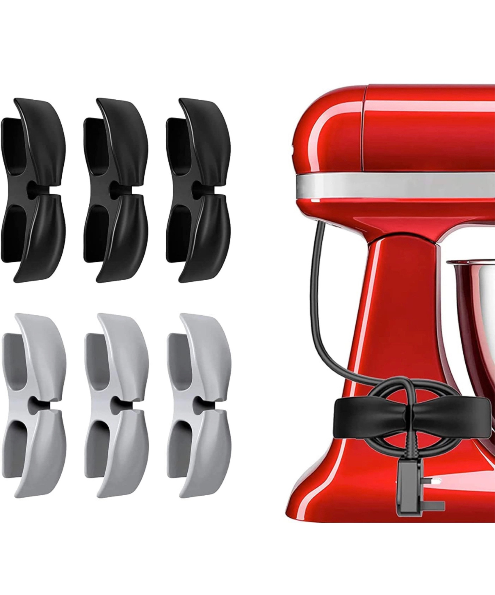 Maintaining a clutter-free kitchen often seems like an uphill battle. Once you’ve cleared your functional space, it’s time to bust out the toaster or air fryer and you’re faced with the chaos again. These cord organizers will quickly tidy up all your small appliance cords.

#LTKhome #LTKfamily #LTKkids