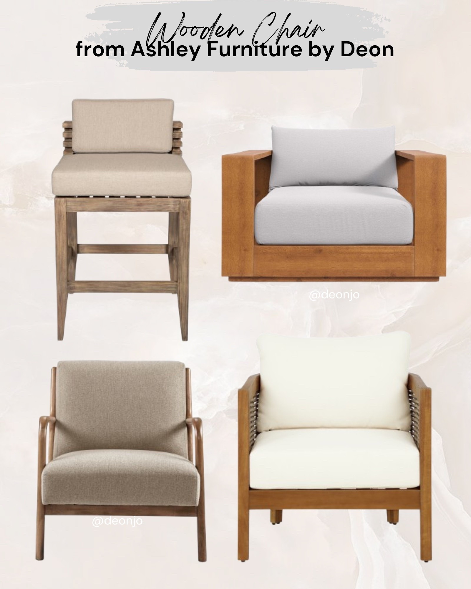 Be cozy and homey with these wooden chairs from Ashley Furniture. 

#LTKSaleAlert #LTKHome #LTKSpringSale