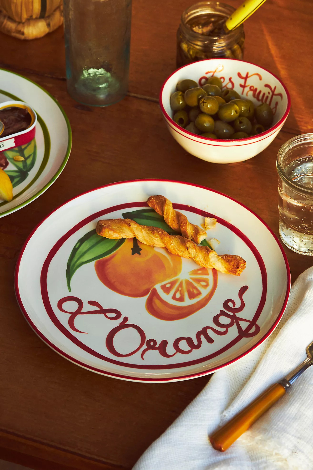 Harlie Brown Studio Belle Journée Stoneware Dessert Plate | Anthropologie (US)